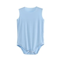 Timegard Toddler Baby Clothes Boy Girls Sleeveless Comfy Onesie Sleepwear Infant Newborn Rompers Clothing