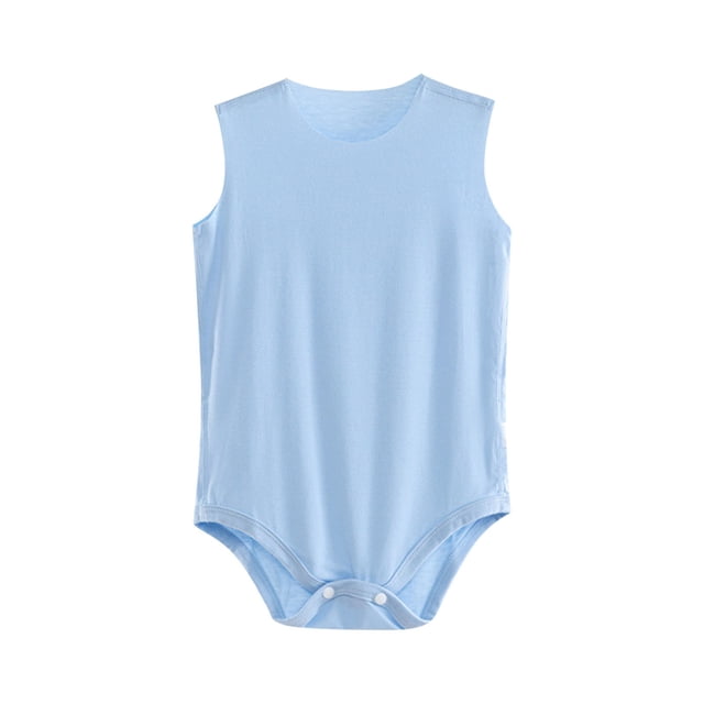 Tranfacy Justaucorps pour Garçons et Filles, Col Rond Sans Manches Justaucorps Enfants, Été Enfants Sac Sans Manches Vêtements de Pet Vêtements pour Garçons et Filles Combinaison Pyjamas Sans Couture