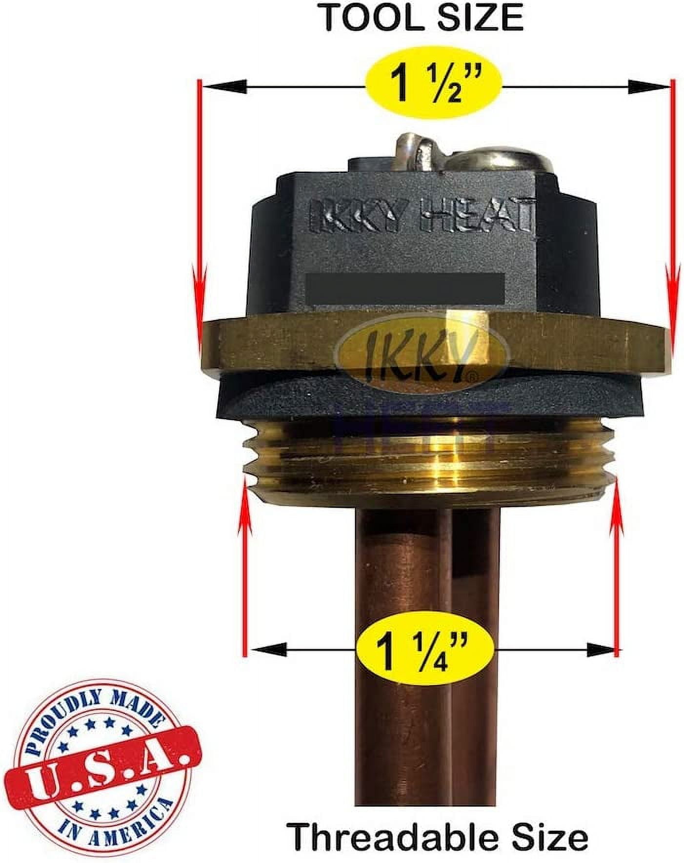 IKKY HEAT, Heating Element HE9K240VC, 9000W-240V, Compatible with Bostemp, EcoSmart, Eemax, iHeat, Rheem, Richmond, Electric Tankless Water Heaters, Copper Material