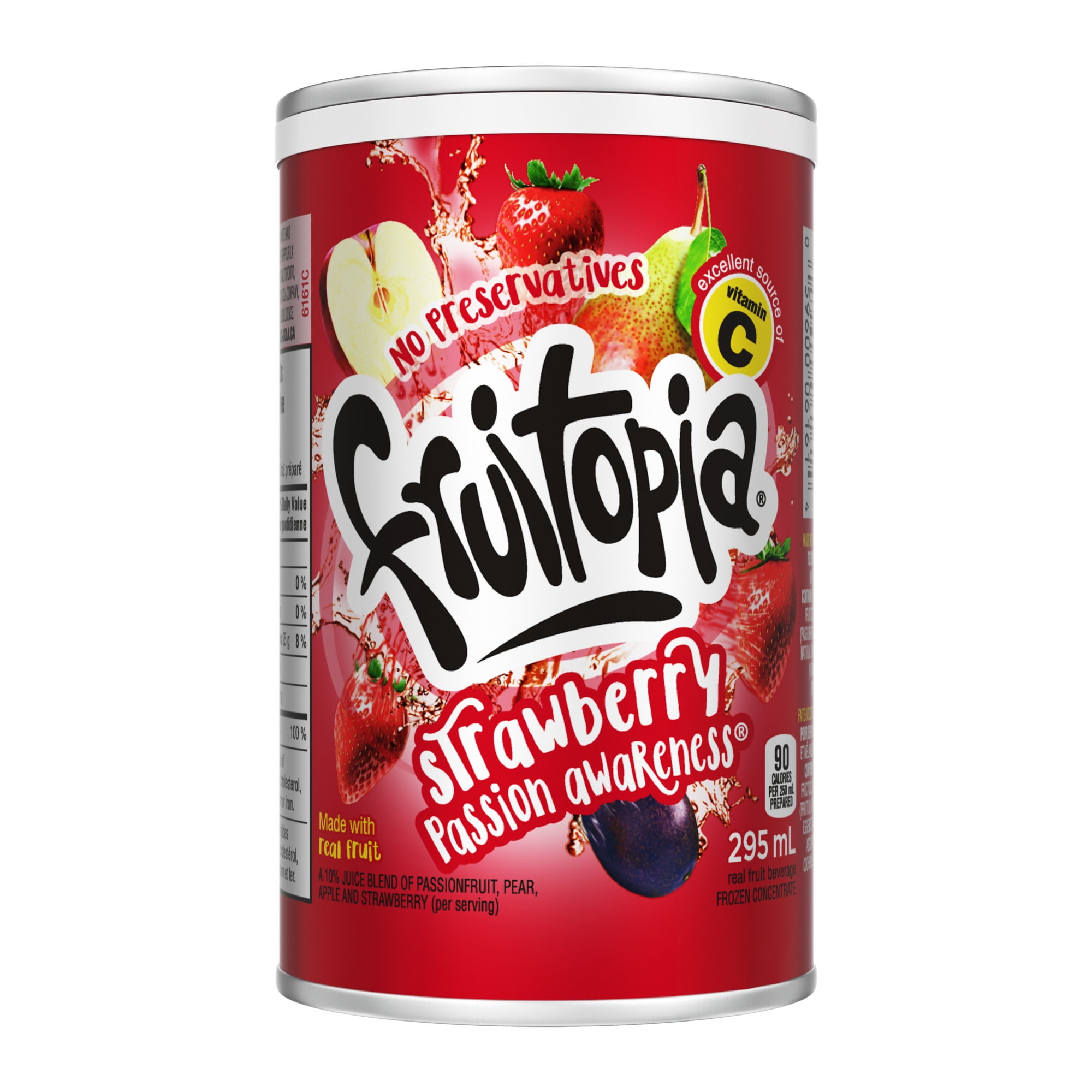 Fruitopia Strawberry Passion Awareness Can, Frozen Concentrate