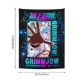thumbnail image 7 of Grimmjow Bleach Anime Tapestry Indian Wall Hanging Tapestries Room Decor For Bedroom Living Room Dorm, 7 of 7