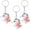3 Pack, variant on Silicone Unicorn Keychain for Adult Unisex