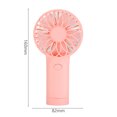 thumbnail image 1 of Mini ventilador de mano de energía eólica USB, ventilador de refrigeración portátil de verano pequeño (rosa) Hugtrwg Libre de BPA, 1 of 4