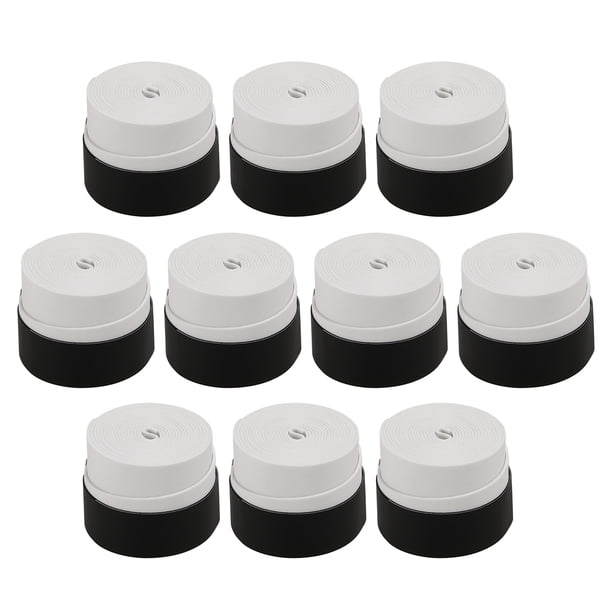 Sobregrips Paquete de 10 empuñaduras de raqueta de tenis antideslizantes empuñaduras de raqueta de b Tomshoo Sobregrips