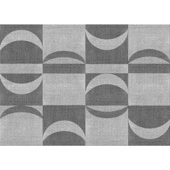 Ahgly Company Machine Washable Indoor Rectangle Transitional Silver Gray Area Rugs, 2' x 4'