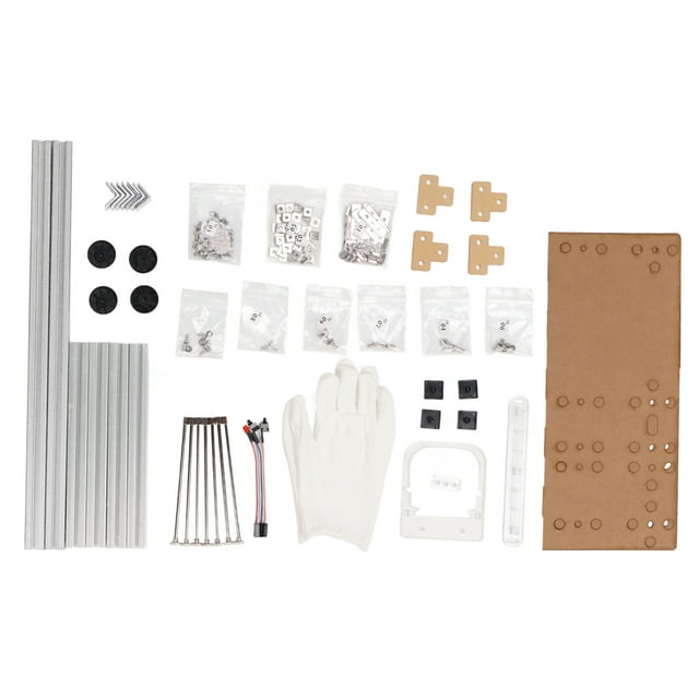 ATX ITX Open Chassis, DIY Computer Open Frame Rack for ITX Motherboard, Aluminum Bracket Bare Frame Support Hard Disk Expansion and 4 PCI Slots