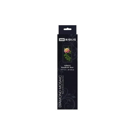 UPC: 4779046180316 | RIOLIS Diamond Mosaic Embroidery Kit 7.75 X15 -Wonderful Rose