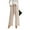 14-Beige, variant on TEMOFON Womens Wide Leg Palazzo Pants with Pockets High Waist Flowy Loose Trousers Adjustable Knot Casual Lounge Pants
