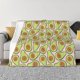 thumbnail image 1 of Fotbe Cute Avocado Manta de Franela con Estampado, Manta Ultrasuave para Cama, Sofá, Auto, Hipoalergénica y Antibolitas-80"x60", 1 of 6