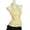 Yellow, variant on Womens Tanks Solid Halter Neck Sleeveless Tie Back Crop Top Smocked Womens Cami White L