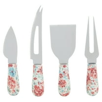 The Pioneer Woman 4-Piece Stainless Steel Cheese Knife Serving Set, Gorgeous Garden