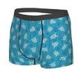 thumbnail image 2 of Wukai Sea Turtle Print Men’s Underwear Breathable Boxer Briefs,&nbsp;Moisture Wicking & Breathable-Small, 2 of 7