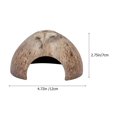 thumbnail image 3 of HLONK Hermit Crab Shell Terrarium Decor  Reptile Shelter  Coconut Hide - Large, 3 of 6