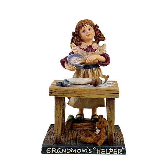 Boyds Bears Resin 5.25In Maggie...Grandmoms Helper, Resin, Limited Edition Dollstone Chef 3578