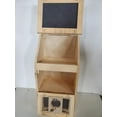 Country Barn Amish Made Unfinished Pine 2 Door Vegetable Box with Bread