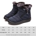 thumbnail image 3 of Botas para clima frío para mujer Botas con plataforma de tobillo antideslizantes Botas cómodas para caminar Wdftyju Tenis De Mujer Tenis De Hombre, 3 of 8
