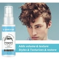 thumbnail image 6 of Banzch For Hair Men Natural Creates Waves And Textures With A Matt Finish Lifts And Texturizes Hair For A Beach Or Surfer Hair Style 50ml,Mothers Day Gifts, 6 of 7