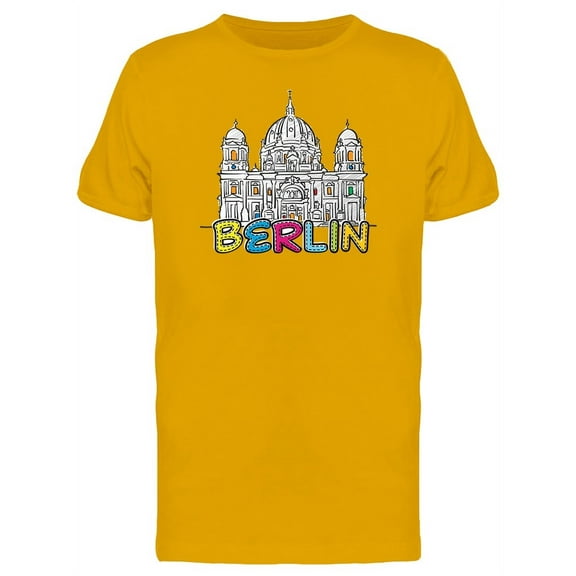Berlin Building Travel Lovers T-Shirt Men -Image by Shutterstock, Male Medium