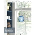thumbnail image 5 of Pendant Lights Kitchen Island, 1-Light Brushed Nickel Pendant Lighting with Striped Blue Glass Shade, Modern Hanging Light Fixtures for Entryway Dining Room, AD-22299-2P-BL, 5 of 14