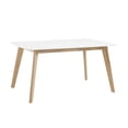 thumbnail image 4 of Manor Park Table à manger rétro moderne en bois, 4 of 5