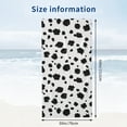 thumbnail image 3 of PHYHOO Black and White Print Microfiber Sand Free Beach Towel Oversized for Pool Swimming Bathroom Beach Towel 30x60in, 3 of 8