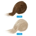 thumbnail image 3 of Uxcell Plush Faux Fur Fabric Precut Strips, 59" x 2" Fluffy Faux Fur Ribbon, Brown, Khaki 2Pack, 3 of 6