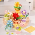 thumbnail image 6 of 167PCS Chrysanthemum Flower Blocks, Flower Building Block Sets, Plants and Succulent Toys, Building Block Flowerpot For Botanical Collection Birthday Gift Valentine's Day Gifts, 6 of 10