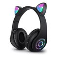 thumbnail image 1 of Auriculares Para Juegos Con Oreja De Gato Luz Rgb Plegable, 1 of 8