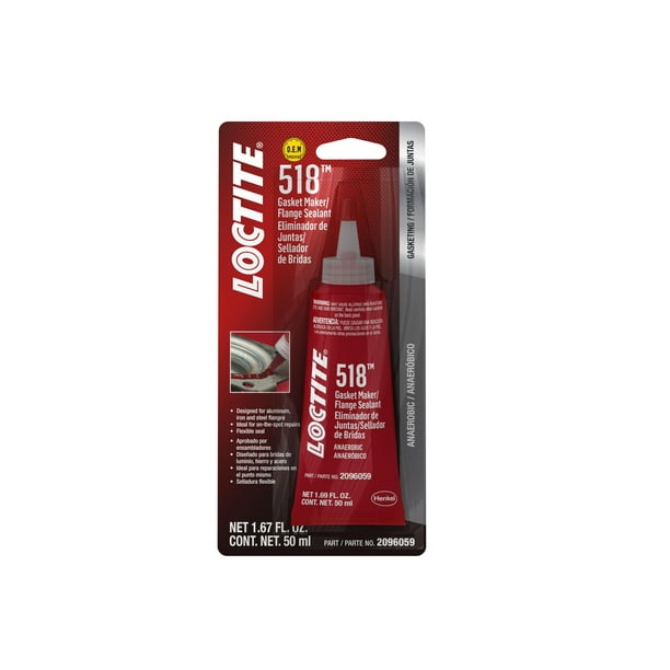 Sellador de bridas y juntas Loctite 518 Automotive, 50 ml