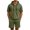Army Green, variant on Men's Tracksuit 2 Piece Quarter Zipper Hooded Sweatshirt Multi Zipper Pocket Athletic Sweatsuit Short Sleeve Casual Sports Hoodie Shorts Set Sweatsuit Size 3XL Khaki