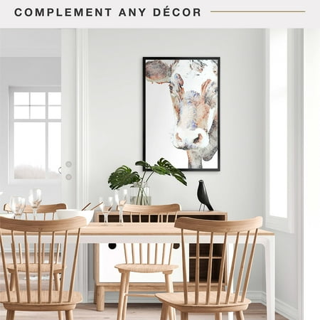 MCS Foundation 16x24 Poster Frame Traditional Brass, Vertical & Horizontal Wall Hanging Large Picture Frame for Photos, Posters & Art Prints (1-Pack)