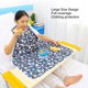 thumbnail image 4 of ZJchao Babero Impermeable para Adultos Lavable y Reutilizable Protector de Ropa Impermeable con Recogedor de Migas 70 X 100 Cm ANGGREK  Otros, 4 of 8