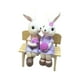 thumbnail image 1 of Hay un vídeo de adornos de resina pareja de lavanda conejo patas colgantes muñeca lindos adornos de escritorio para el hogar-9781 ANGGREK Otros, 1 of 8