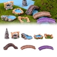 thumbnail image 3 of Paisaje Mini Piscina Cuento De Hadas Jardín Césped Decoración Resina Adornos Artesanales Eigraketly  HA040732-07, 3 of 6