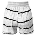 thumbnail image 5 of biudgviw Women's Shorts Drawstring Waist Printed Oversize Shorts Mid -Low Rise Loose Summer Soft Shorts with Pocket Outdoor Casual, 5 of 5