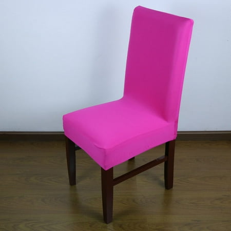 

Simple Chair Cover Wedding Decoration Solid Chair Cover Chair Covers Dining Hotel Colors