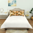 thumbnail image 4 of Halloween Cartoon Pattern Satin Pillowcase for Hair and Skin Silk Pillowcase, Queen Size(20x30 inches) - Slip Cooling Satin Pillow Covers with Envelope Closure（183） Home Decor Gifts, 4 of 7