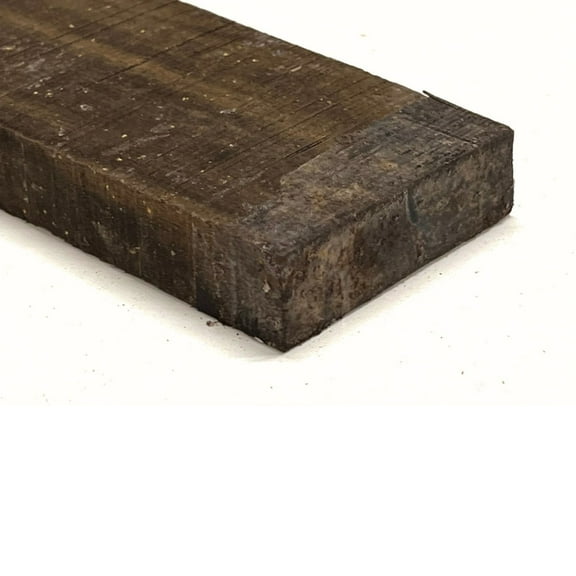 Gaboon Ebony Hardwood Acoustic / Electric Guitar Luthier Bridge Blank Classical - 7-3/4" x 1-1/4" x 1/2" (B Grade)