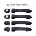 thumbnail image 3 of Xinxinyy 1/2/3/5 4pack/lot Sleek And Reliable Car Door Handle Rear Right Front Left Set Black 1PCS, 3 of 6