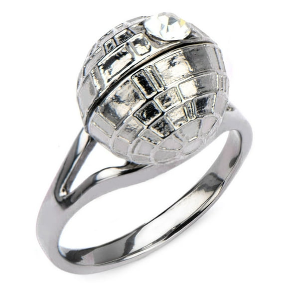 Star Wars Death Star Ring - Stainless Steel 3D Ring - Size - 9