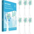 thumbnail image 1 of Replacement Toothbrush Heads Compatible with Philips Sonicare Electric Toothbrush,Replacement Brush Head for Replacement Heads C1 C2 G2 W 4100 and More Snap-on Handles, 1 of 7