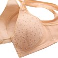 thumbnail image 5 of fheaev Front Closure Bra For Women No Underwire Plus Size Full Coverage Bras Full-Freedom Convenient Front Snap Bras Post Surgery Comfort Front Button Bra Minimizer Bra Wireless Everyday Bras, 5 of 8