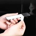 thumbnail image 4 of 4PCS Door Edge Guards Protector Crash Proof Car Door Corner Trim Strip Replacement For Tesla Model 3 2018 to 2023 Black, 4 of 5