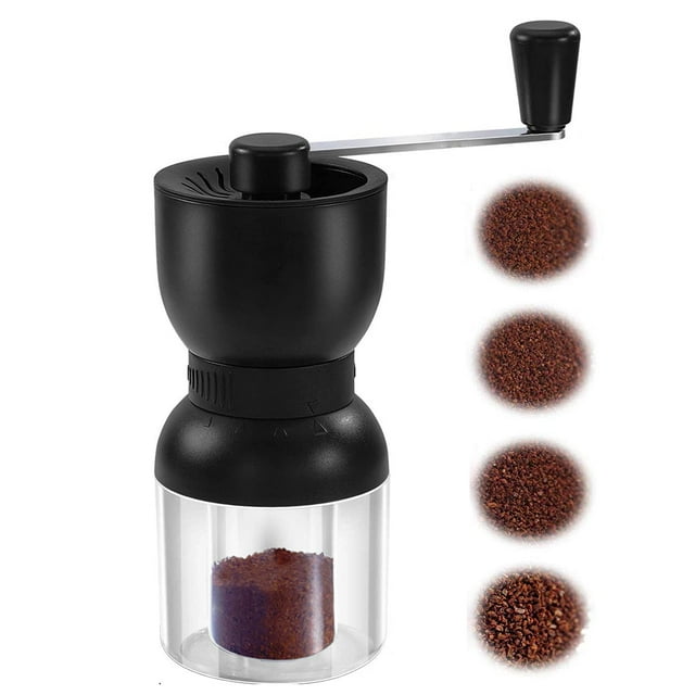 Molinillo de café manual LHS con fresas de cerámica de 380 ml de capacidad