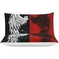 thumbnail image 3 of HAHDAXIA Gothic Bedding Solid Comforter Set for All Seasons,3 Pieces(1 Comforter+2 Pillowcases),Soft Microfiber Bedding Set King(90"x90"), 3 of 7