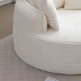 thumbnail image 6 of Miniyam 54" No Assembly Floor Lounge Chair, Corduroy Fabric with High-Density Foam, Expands in 72 Hours, Accent Chair(Beige), 6 of 10