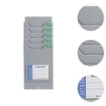 thumbnail image 6 of koolsoo Time Cards Rack Holder Wall Mount Retractable Display with Screw Payroll for Factory, Employees, Workspace,Warehouse With 5 Pocket Slots, 6 of 8