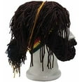 thumbnail image 3 of YEKEYI Creative Barbarian Knit Beard Hat Funny Knit Hat Wig Beanie Hat Facemask Removable Beard, 3 of 9