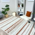 thumbnail image 3 of Alfa Rich 3x10 Beige Terracotta Area Rugs for Living Room Decor Cotton Washable Pet Friendly Runner, 3 of 5