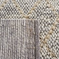 thumbnail image 6 of SAFAVIEH Natura Glenn Diamond Runner Rug, Light Grey/Natural, 2'3" x 13', 6 of 10